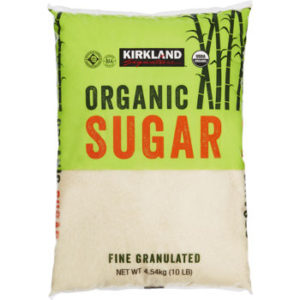 organic sugar no bone char