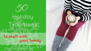 50 holiday traditions twitter graphic