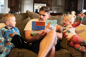 reading with dad