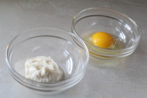 mayonnaise and eggs