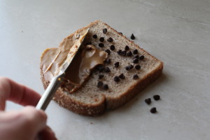 chocolate peanut butter toast