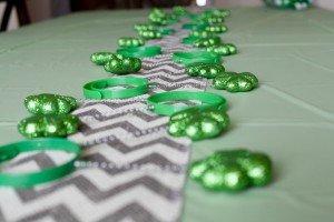St. Patrick's Day Kids Party table decor