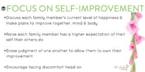 buffer values focus on self-improvement