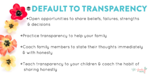 family values buffer values default to transparency
