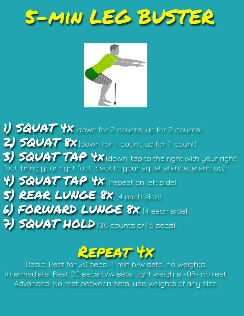 5-Minute Leg Buster Workout