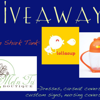 GIVEAWAY! Mel ‘n’ Tri Custom Kid’s Boutique & TV’s Shark Tank’s Lollacup Sippy