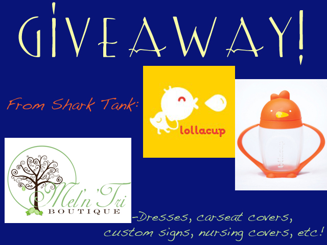 GIVEAWAY! Mel ‘n’ Tri Custom Kid’s Boutique & TV’s Shark Tank’s Lollacup Sippy