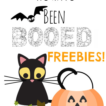 Free Halloween Neighborhood “BOO” or “Ghosted” Game Signs