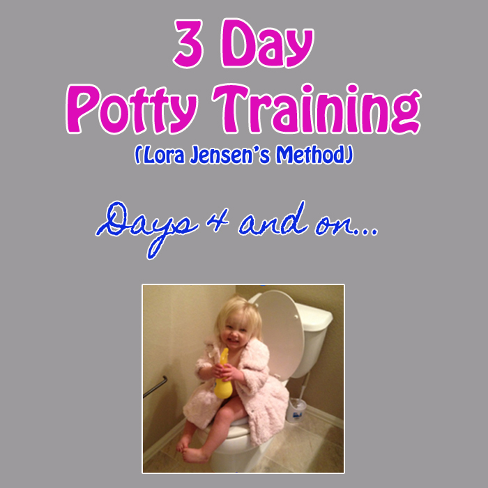 3 Day Potty Training: Days 4 and on - Fit Foodie Mom
