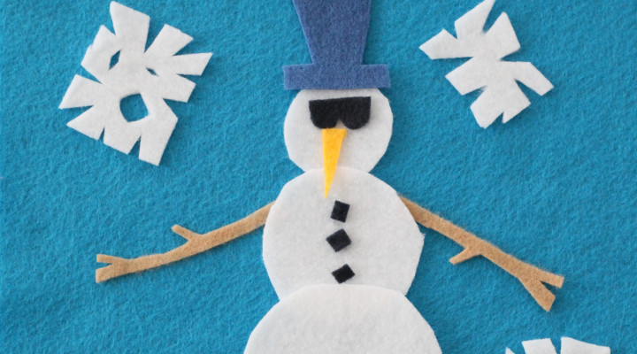 Holiday Craft: Build-a-Snowman