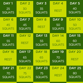 30-Day Squat Challenge by FIT4MOM