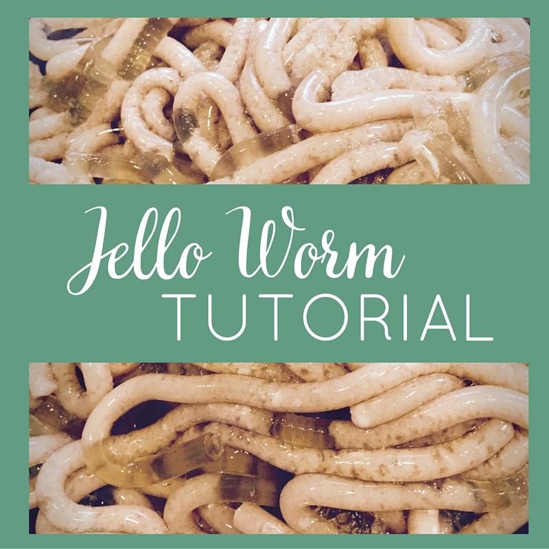 Halloween Jello Worms