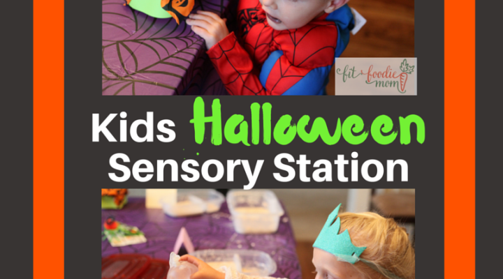 Halloween Sensory Station for Kids