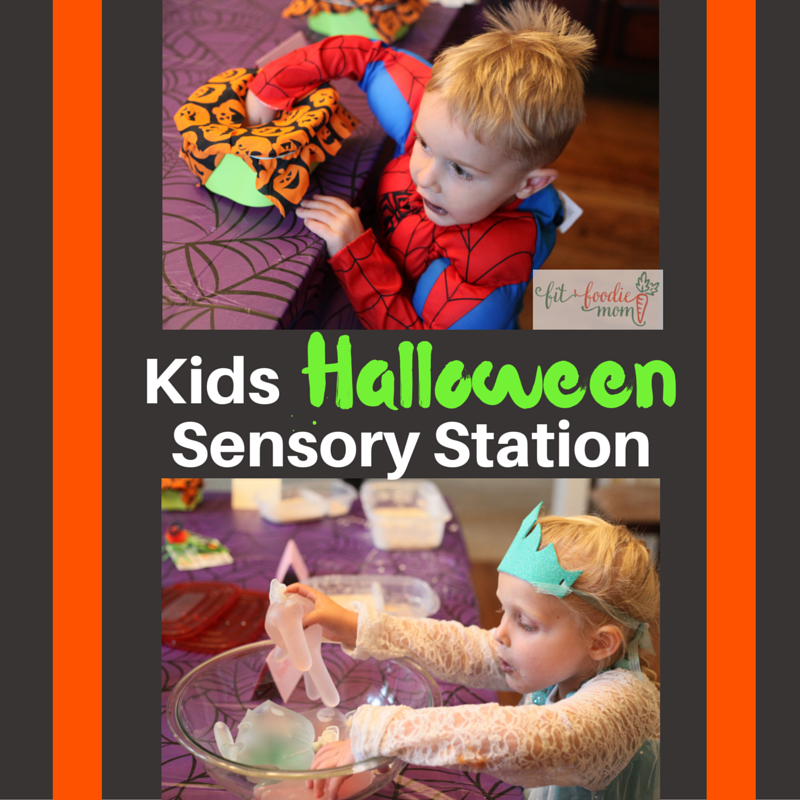 Halloween Sensory Station for Kids